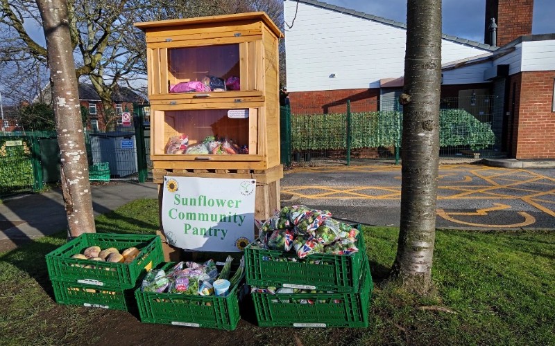Sunflower Childcare Group fruit and veg donation