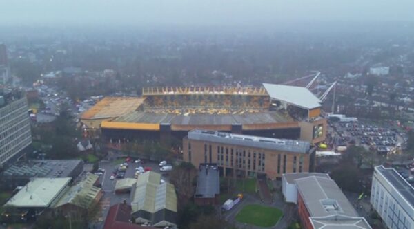 Drone view of Molineux - credit West Midlands Police