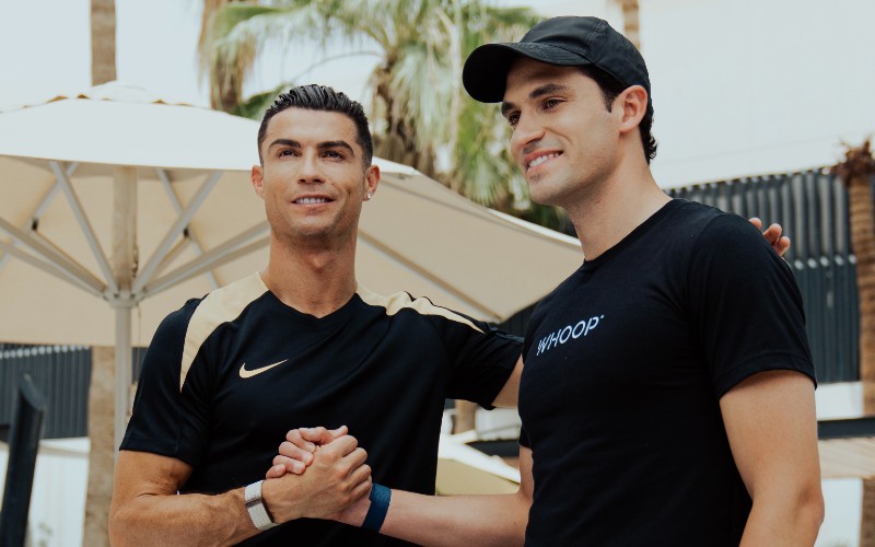 WHOOP CEO Will Ahmed and Cristiano Ronaldo 6