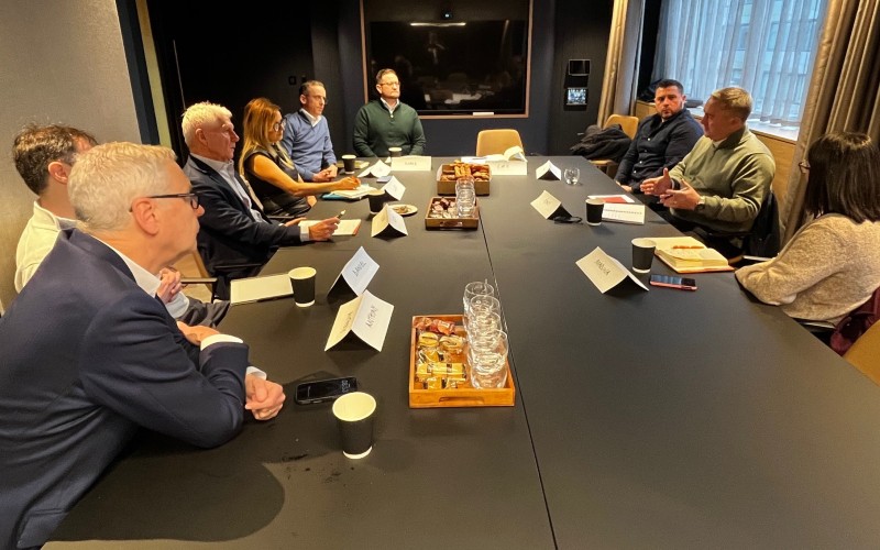 MHA and Brabners roundtable: Mark Stuart; Ken Deary; Anthony Chadwick; Madina Barker; Rob Richardson; Daniel Hayhurst; Lucy Campbell; Paul Davies; and Tony Reddin