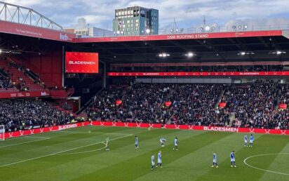 ADI signage at Sheffield United's Bramall Lane ground