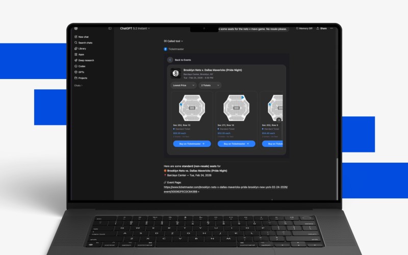 Ticketmaster ChatGPT app