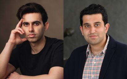 Traqcheck co-founders Jaibir Nihal Singh, left, and Armaan Mehta