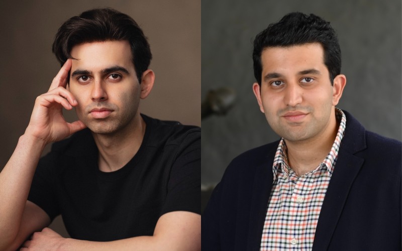 Traqcheck co-founders Jaibir Nihal Singh, left, and Armaan Mehta