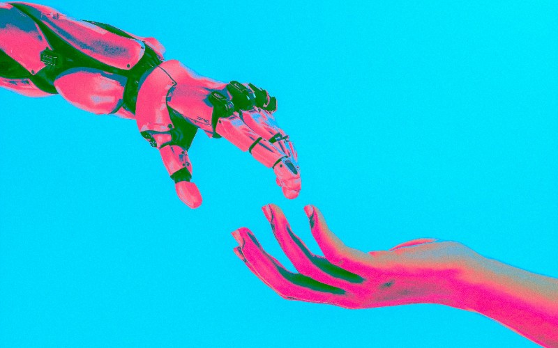 AI-human relations. Credit: Cash Macanaya, Unsplash