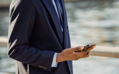 Man on mobile phone