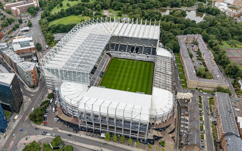 Newcastle United's St. James' Park home - credit Arne Müseler, Wikimedia Commons