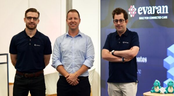 Tom Murphy, Product Manager, CareLineLive, Tyron Ball, CEO, Evaran, Josh Hough, Managing Director, Europe, Evaran