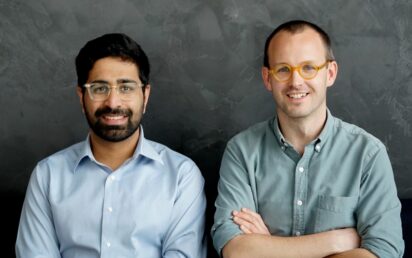 Adam Liska, right, and Devang Agrawal, co-founders, Airspeed