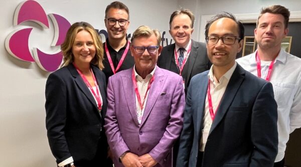 Apprentify event Jonathan Fitchew, CEO of Apprentify Group; Paul Gouge, CEO and co-founder of ForthStar, Karen Lough, director of People at Ciphr; Edmund Chan, head of legal tech and innovation at law firm Hill Dickinson; Richard Potter, CEO of Peak;' and Chris Maguire, BusinessCloud