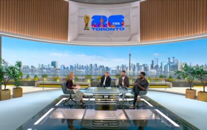 BBC World Cup coverage at dock10 in Salford