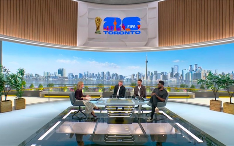 BBC World Cup coverage at dock10 in Salford