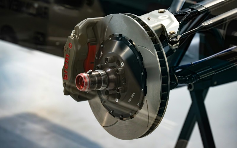 Brake caliper - credit Toby Hall, Unsplash