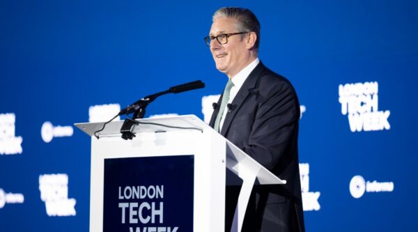 Prime Minister Sir Keir Starmer speaks at London Tech Week