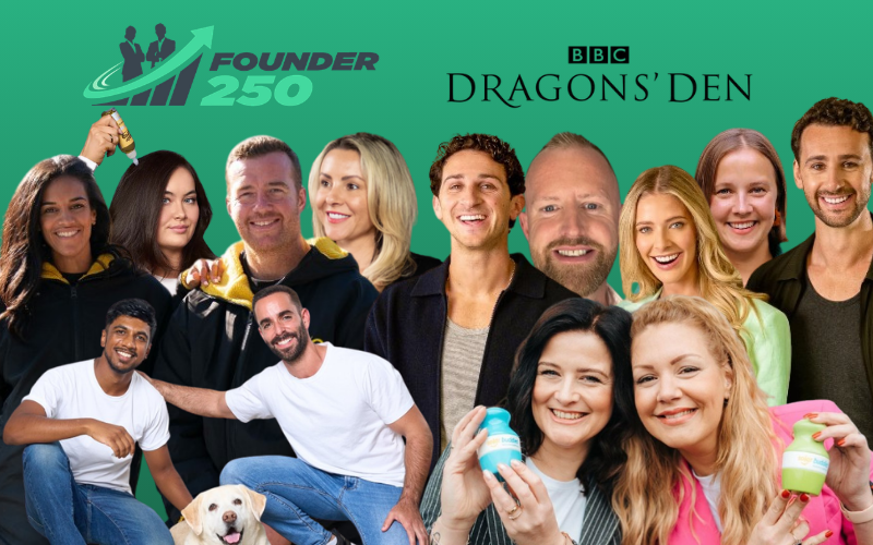 Founder 250 story image - Dragons' Den