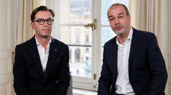 HR Path co-founders Cyril Courtin (left) and François Boulet