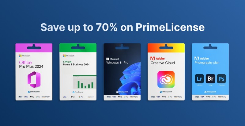 Buy original second-hand software up to 70% off through PrimeLicense.