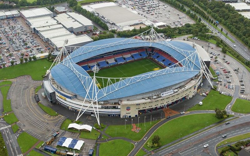 Bolton Wanderers' ground - credit Arne Müseler, Wikimedia Commons