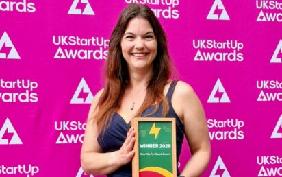 Dr Emma Williams, Founder and CEO of emwillcare, wins at Wales Startup Awards