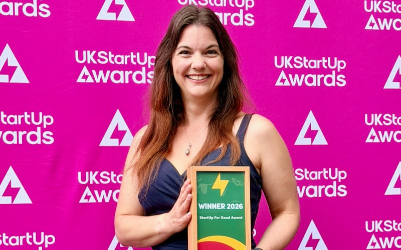 Dr Emma Williams, Founder and CEO of emwillcare, wins at Wales Startup Awards