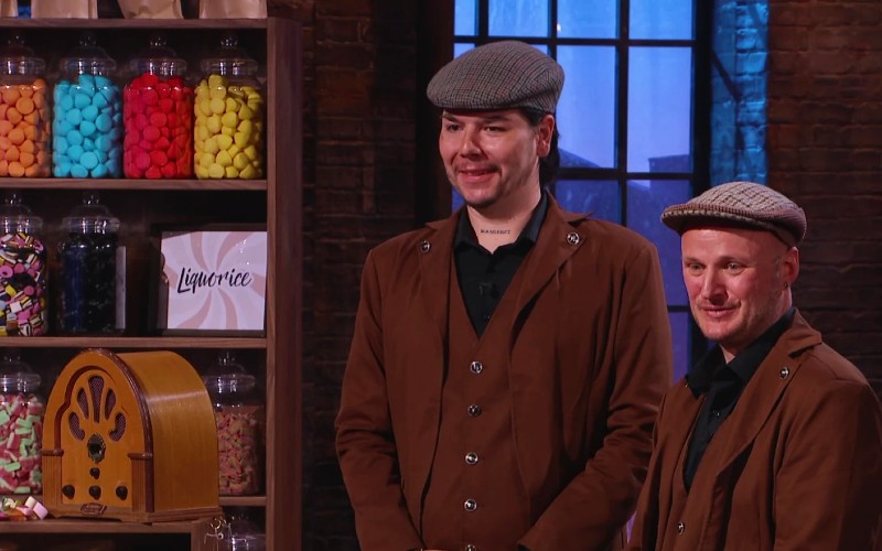John Gray and Sean Robinson, Mr Swainstons, on Dragons' Den