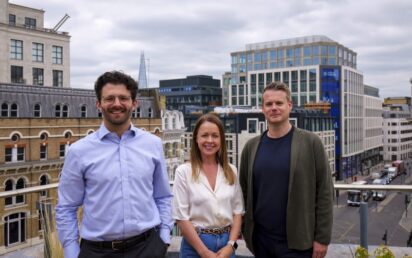 Matt Feeney, Sarah Pawson, Mark Melvin from Enablis (left to right)