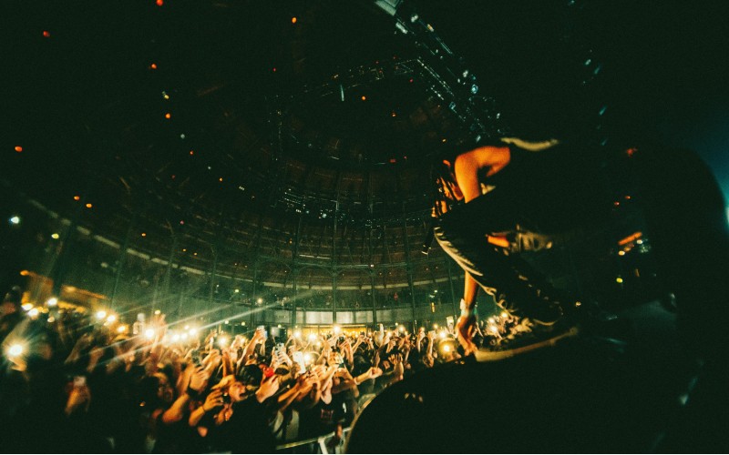 US artists Che performs at The Roundhouse in London