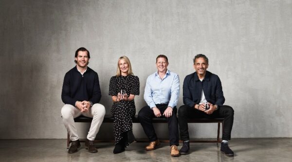 Left to right - Emerge Digital's new exec team Mark Atkinson, Mel Cheeseman, Tom Henson and Nigel Church