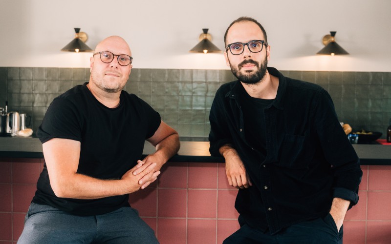 Mike Lightford, head of festivals, with Gotobeat founder Max Busin