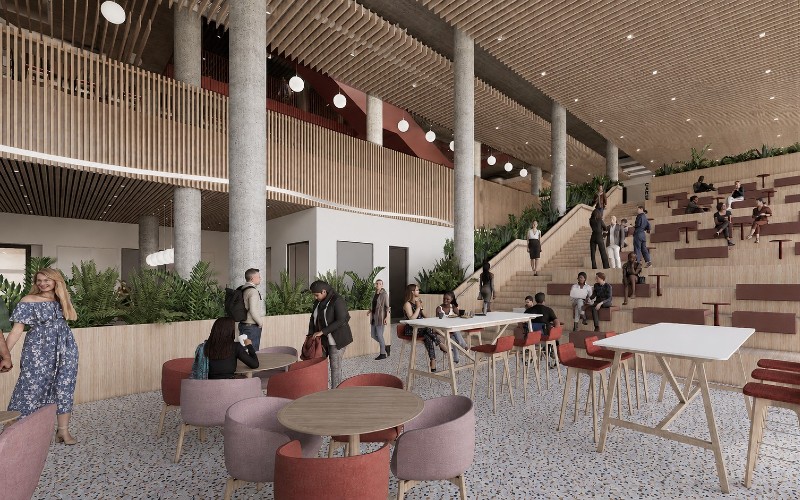 Proposed new University of Salford Business School building - inside 1