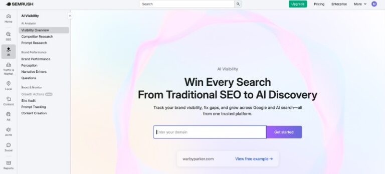 Top tools for tracking brand visibility in AI search [2026 comparison]