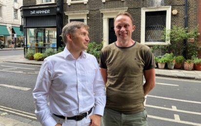 Vassili Philippov, Glite Tech, with Jonathan Symcox for Founder Friday