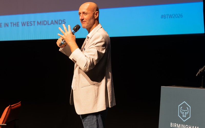 Andy Hague at Birmingham Tech Week 2026 - credit Edwin Ladd - Mr Ladd Media©