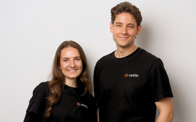 Nettle founders Jack Miller and Katya Kinane